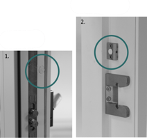 Magnetkontakt för alarmsystem